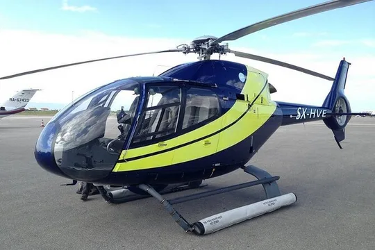 Private Helicopter Transfer from Paros to Mykonos