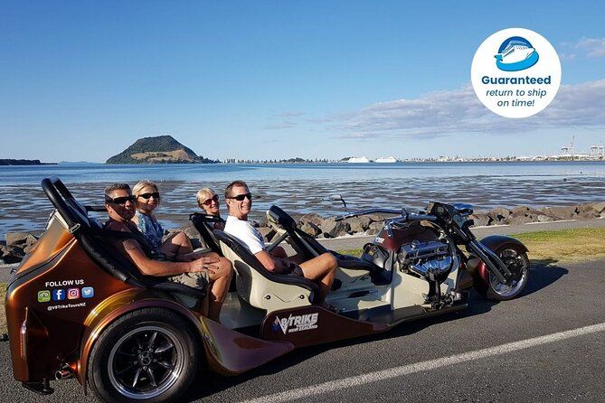 TAURANGA SHORE EXCURSION: V8 TRIKE - 1.5 hour City OR Scenic Tour