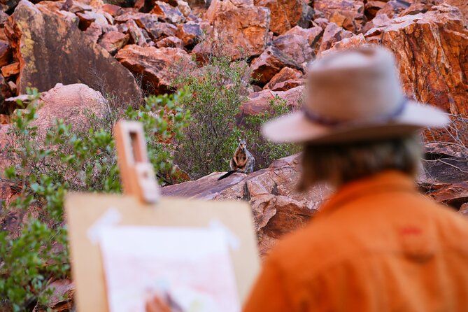 Simpsons Gap Sunset: Watercolour Painting Class w. Snack Platter