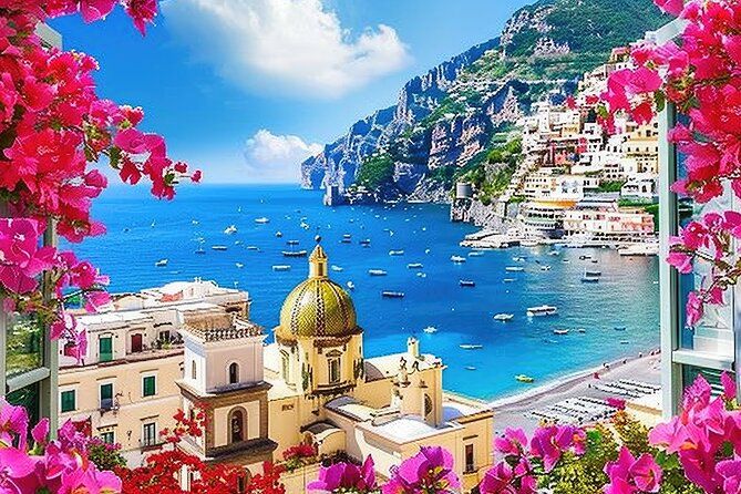 Private transfer: Naples to Positano, 2h in Vesuvius or Pompeii