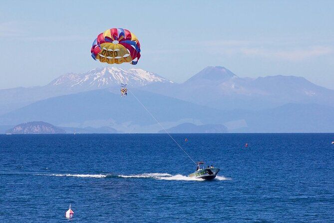 Parasailing Adventure over Lake Taupō