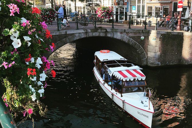 Private canal cruise on small historic boat