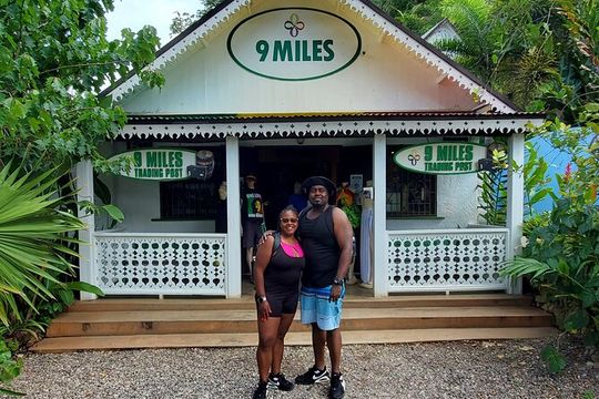 Bob Marley Nine Mile and Blue Hole from Montego Bay