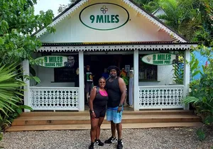 Bob Marley Nine Mile and Blue Hole from Montego Bay