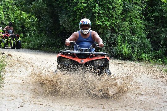 Jungle Adventure from Cancun: ATVs, Ziplines and Cenote
