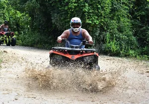 Jungle Adventure from Cancun: ATVs, Ziplines and Cenote