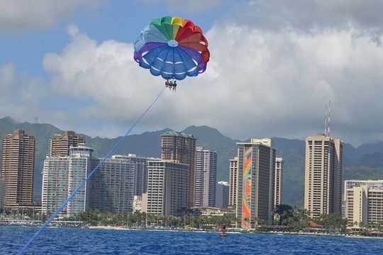 Hawaiian Parasail Since 1977 from Waikiki Beach