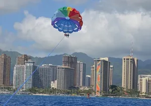 Hawaiian Parasail Since 1977 from Waikiki Beach