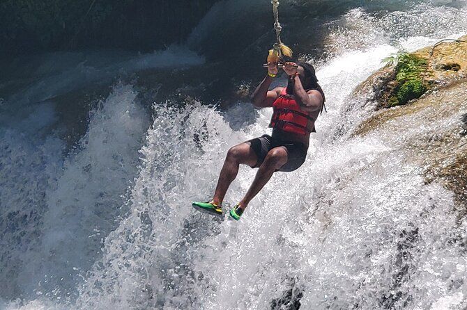 Bluehole & Secret Falls with shopping, admissions and pickup.