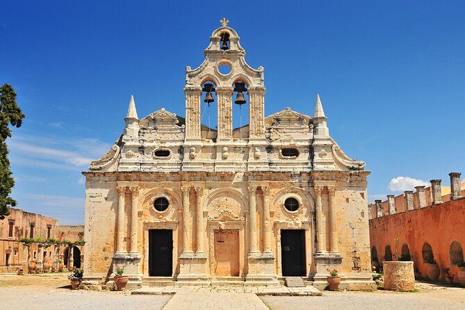 From Rethymno:Arkadi Monaster Margarite village and Melidoni Cave