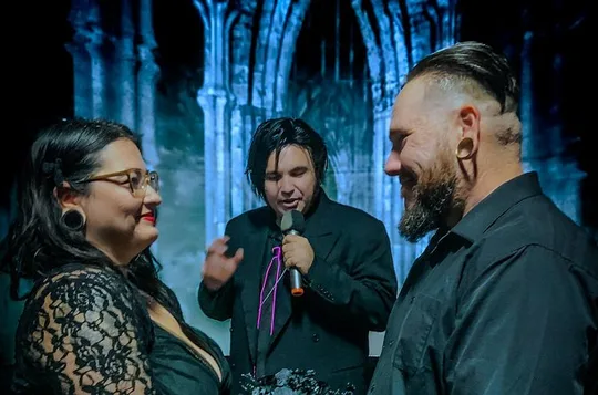 Gothic Wedding Ceremony with Spectacular Photography lncluded
