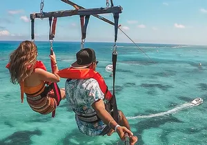 Half day Private Parasailing and Bamboo Rafting Tour