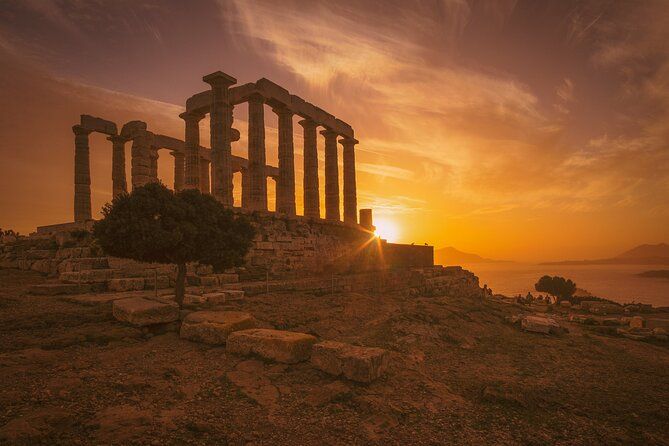 Temple of Poseidon: Private Mythical Sunset by the Aegean