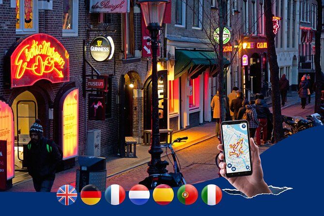 Amsterdam Red Light District: City Walk Audio Guide on your Phone