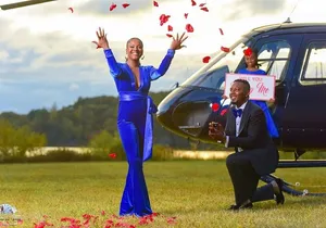 Scenic Lakeside Proposal with Luxury Helicopter from NYC