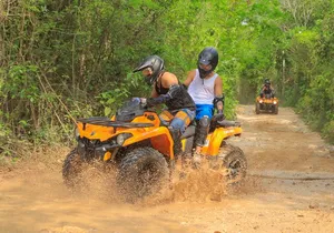 Cancun Half-Day ATV and Ziplining Outdoor Experience