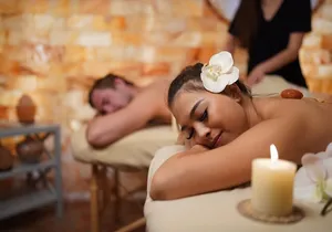 Couples Hot Stone Massage and Halotherapy in Las Vegas