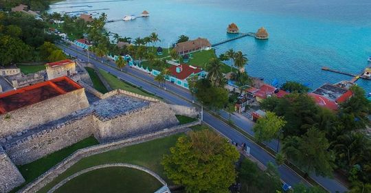 BACALAR & CENOTE AZUL from Riviera Maya and Cancun (Private)