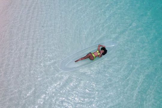 Clear Kayak Drone and Beach Private Photography in The Bahamas