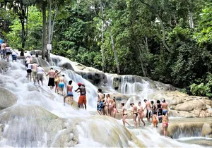 Dunn's River Falls and Ocho Rios Shopping Tour from Montego Bay Hotels