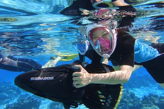 Sea Scooter Snorkeling: Sharks, Stingrays, Turtles & Coral