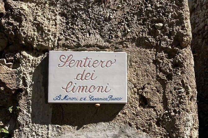Walking tour from Minori to Maiori along the Path of the Lemons