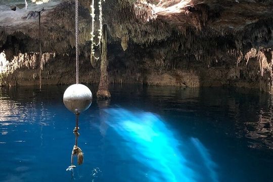 Cenote La Noria Tour + Jewelry Shopping Tour + Tequilera