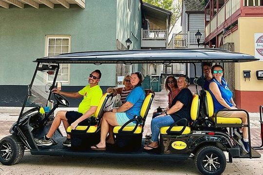 Riding Through History of St.Augustine: Premium Tour with PiCk Up