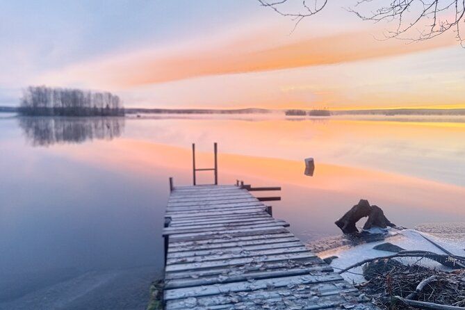 Traditional Finnish Sauna and Ice Swimming in Rovaniemi