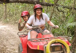 Super Combo! Atvs, Ziplines and Cenote swim experience