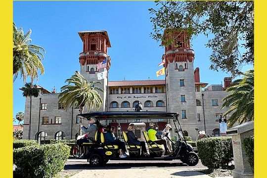 St. Augustine Private Tour on Premium Electric Cart with Pick Up
