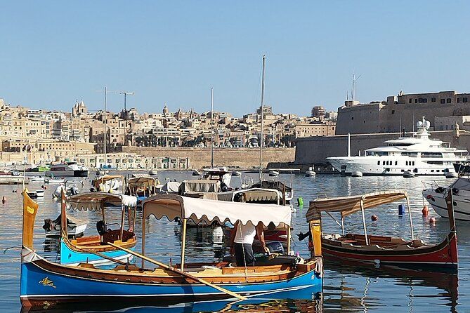 Valletta & Vittoriosa: Sunset Walking Tour and Boat Cruise