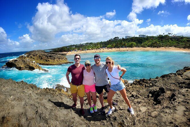 Private Rainforest Waterfalls and Beach Hiking Tour from San Juan