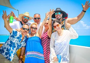 Cancun Private Catamaran to Isla Mujeres with Buffet & Open Bar