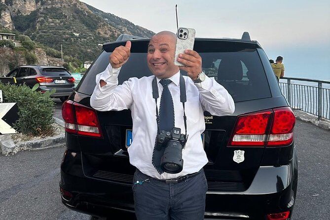 from Praiano to Naples Airport & Train Station Private Transfer