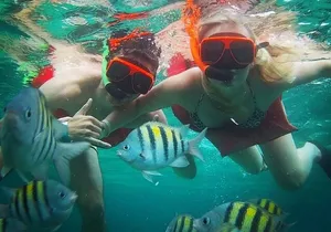 Party Catamaran Cruise with Open Bar and Snorkeling Montego Bay