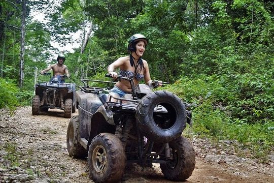 ATV, 6 Ziplines & Cenote Tour from Cancún – Lunch Included
