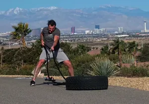 Outdoor Obstacle Course with Scenic Vegas Skyline in Henderson