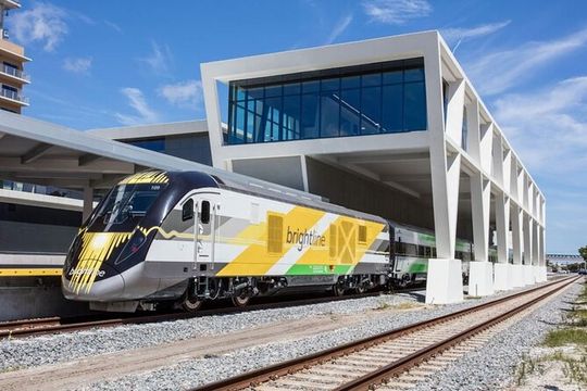 Brightline Orlando Train Station to Port Canaveral Cruise Ships