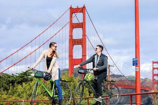 Golden Gate Bridge Bike Rentals with Optional Ferry Return