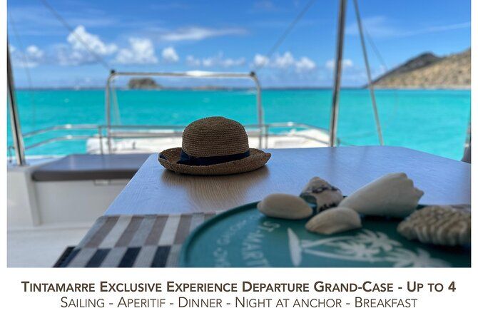 St Martin Gd Case Private cruise: dinner and night in Tintamarre