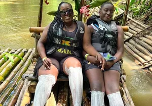 Lethe Bamboo Rafting with Lime Stone foot massage