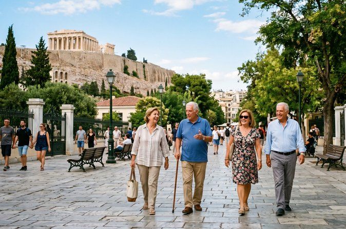 Private Heritage Walking Tour in Athens Acropolis Districts
