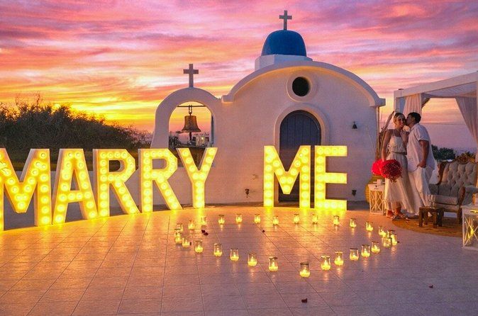 Proposal in Santorini