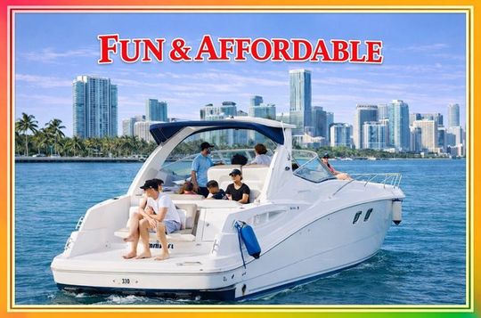 Miami Boat Rental: Fun & Affordable! Day or Night Celebration