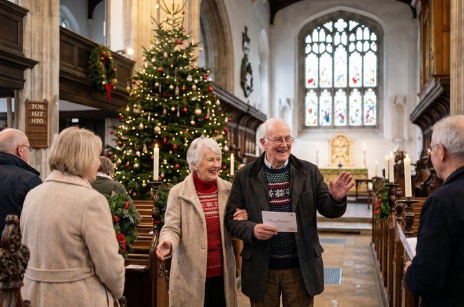 Private Christmas Walking Tour in Cambridge Old Town