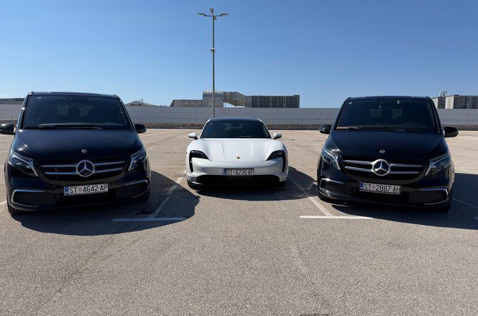 Private transfer from Split airport to Split, 1-7 person