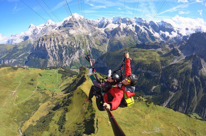 Mürren Lauterbrunnen: Paragliding Panorama Tandem Flights