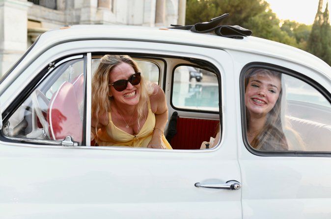 Vintage Fiat500 | Aqueduct, AppianWay, Catacomb & Timeless Photos