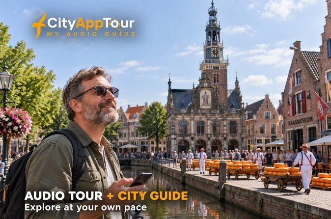 Alkmaar: City Walk with Audio Guide in 7 Languages on your Phone